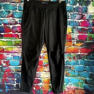 NWT Abercrombie & Fitch Navy Blue Jogger Casual Pants Size Large